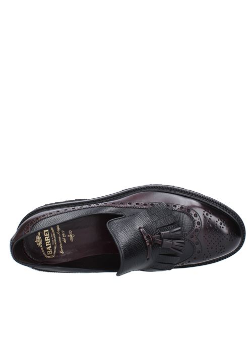 Mocassini in pelle con frangia e nappine BARRETT | 182U072.5BORDEAUX